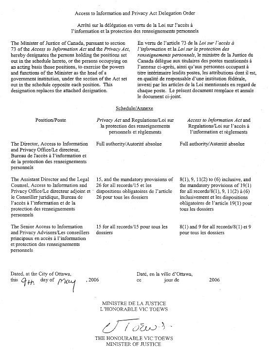 Delegation Order p.1