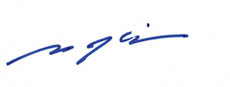 Signature de Myles J. Kirvan